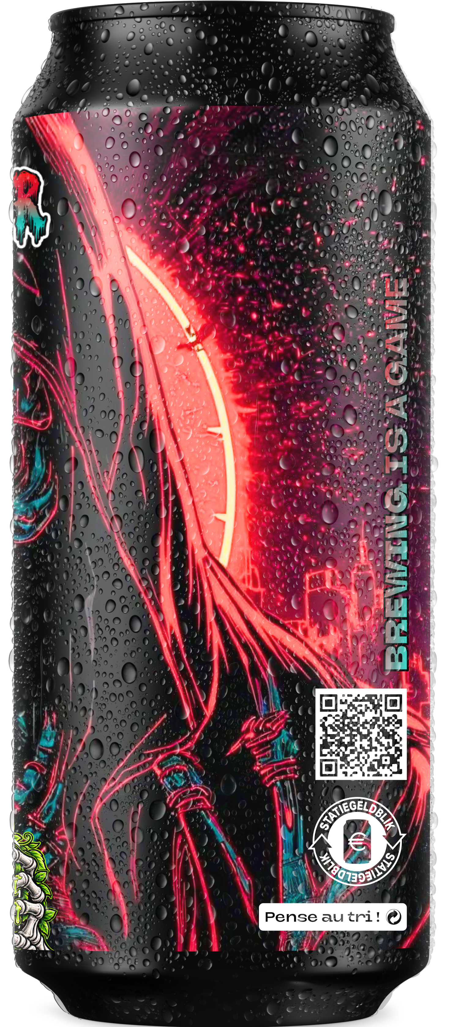Dark Reaper, canette vue de droite