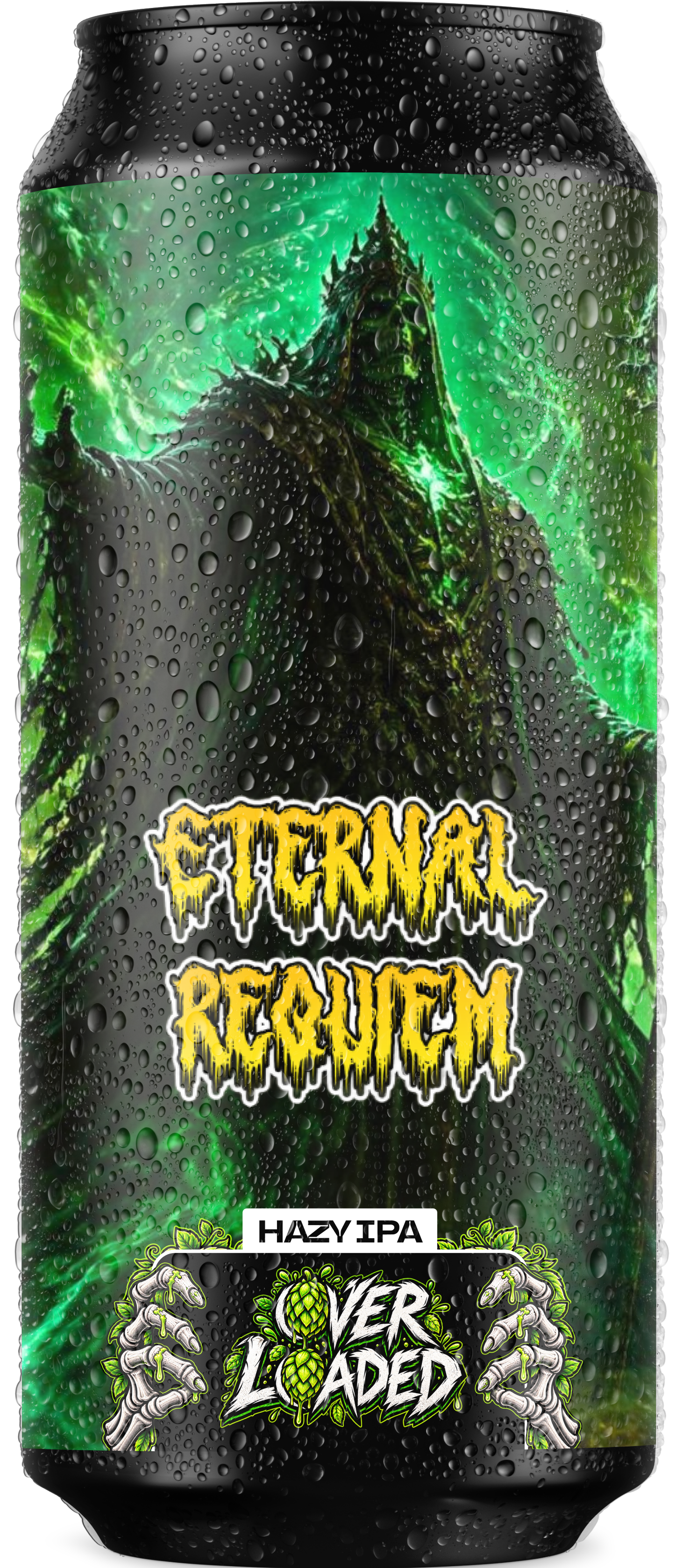 Eternal Requiem, canette Hazy IPA Over Loaded